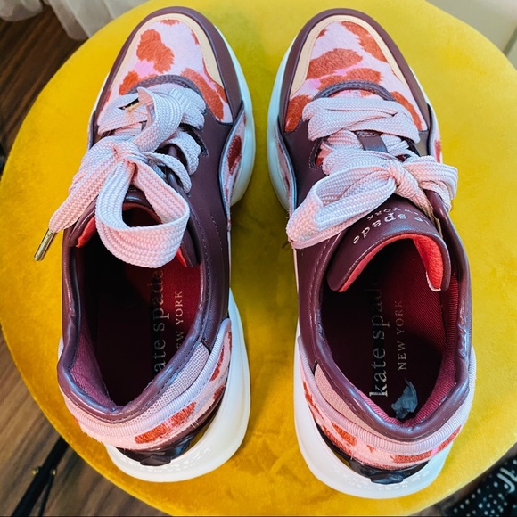 Kate Spade New York Womens Athletic Bulky Cloud Sneaker Multi Pink Size 7.5M - Picture 6 of 10